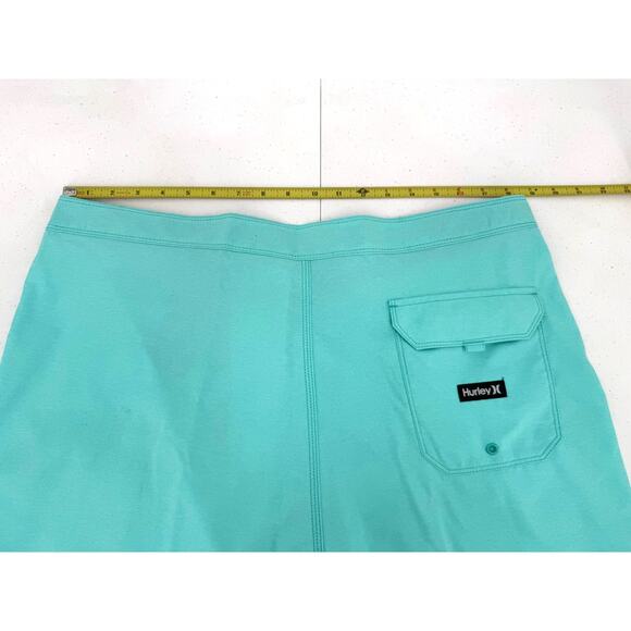 NWT Hurley One And Only 20" Board Shorts Crossdye Teal Blue/Green Men's Size 38 - Picture 8 of 10